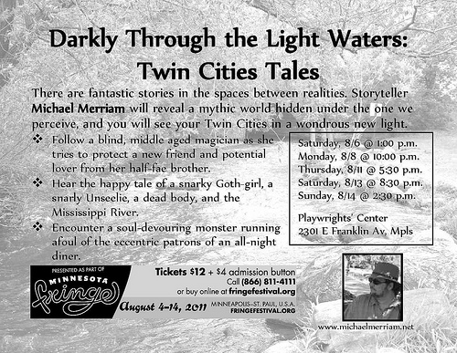 Michael_Merriam_Twin_Cities_Tales_Fringe_Fest_2011 Michael Merriam Darkly Through the Light Waters Twin Cities Tales